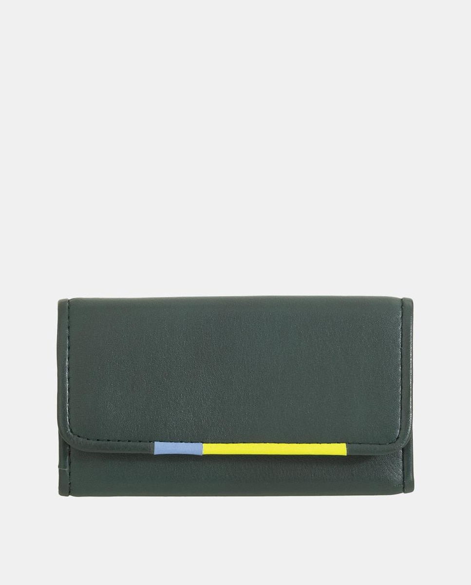 Imagem 0 de Porta-Cartões Pequeno em Pele de Bezerro Tipo Napa com 6 Ganchos