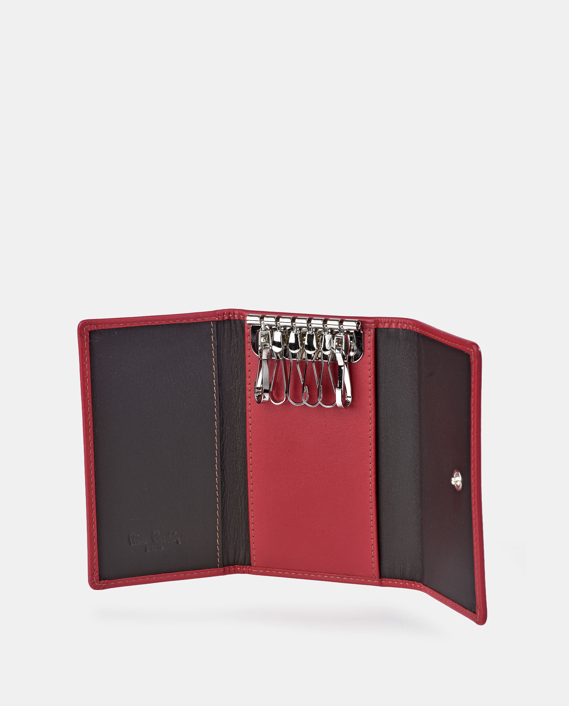 Llavero en piel de hombre - Pierre Cardin - Marrón Marrón-3