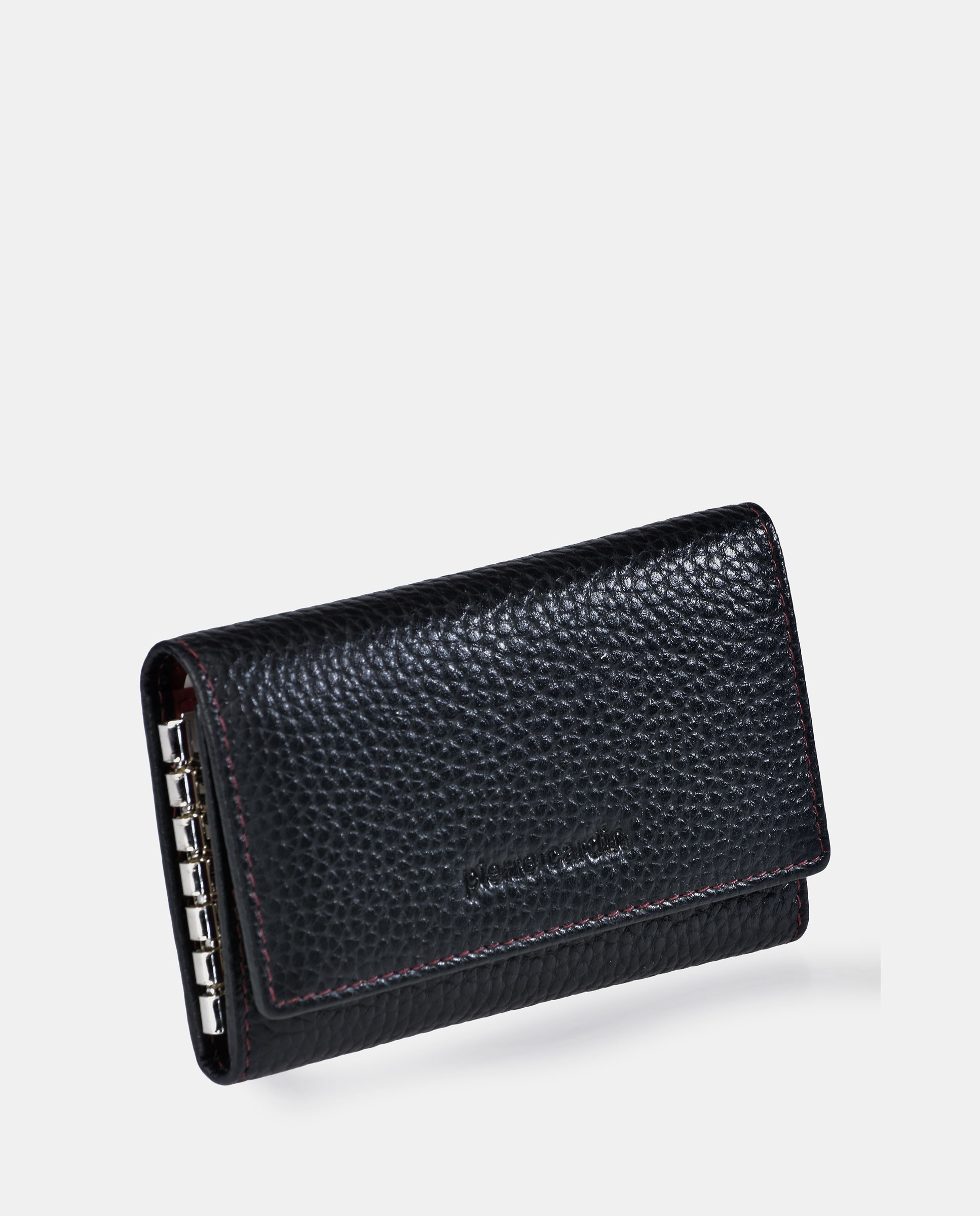 Llavero en piel de hombre - Pierre Cardin - Negro Negro-2