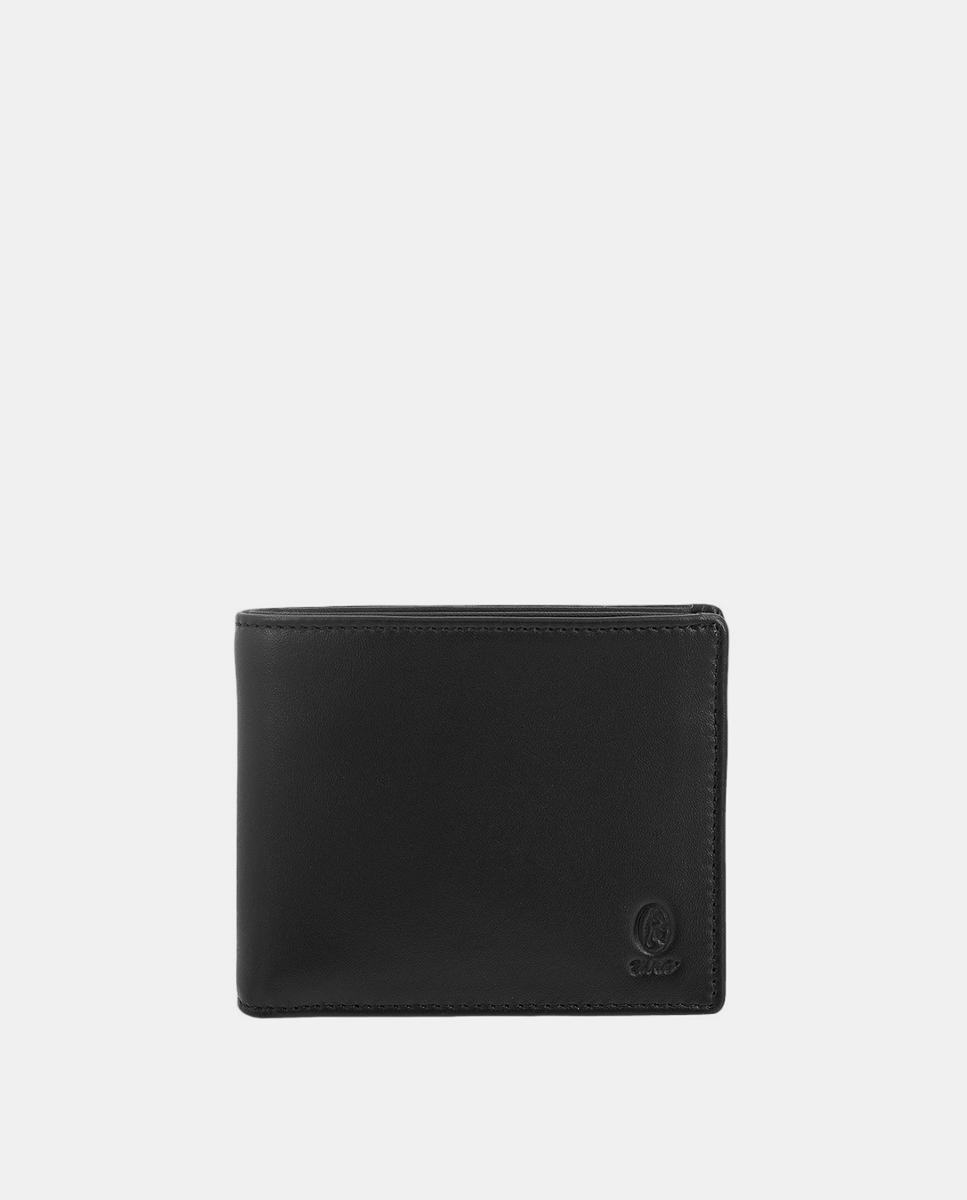 Conjunto de Carteira Americana e Porta-Moedas Preto-2