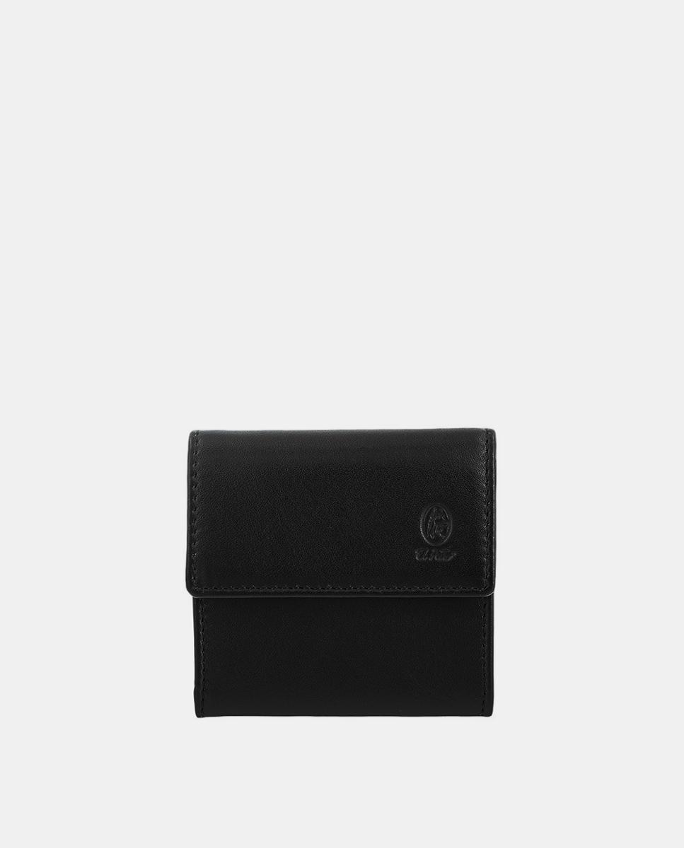 Conjunto de Carteira Americana e Porta-Moedas Preto-4