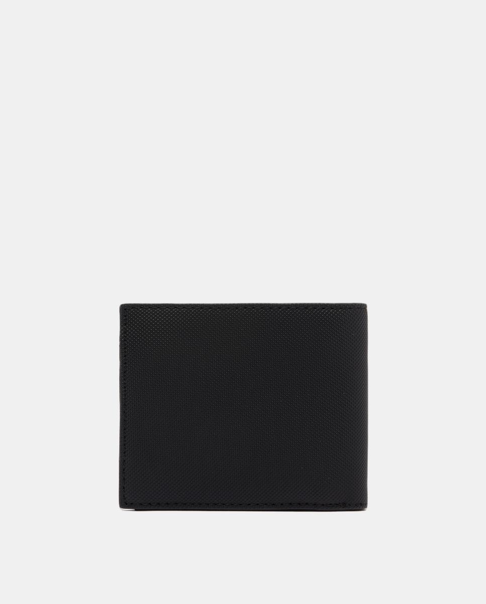 Cartera tipo americano en azul marino con detalle frontal - Lacoste - Negro Negro-3