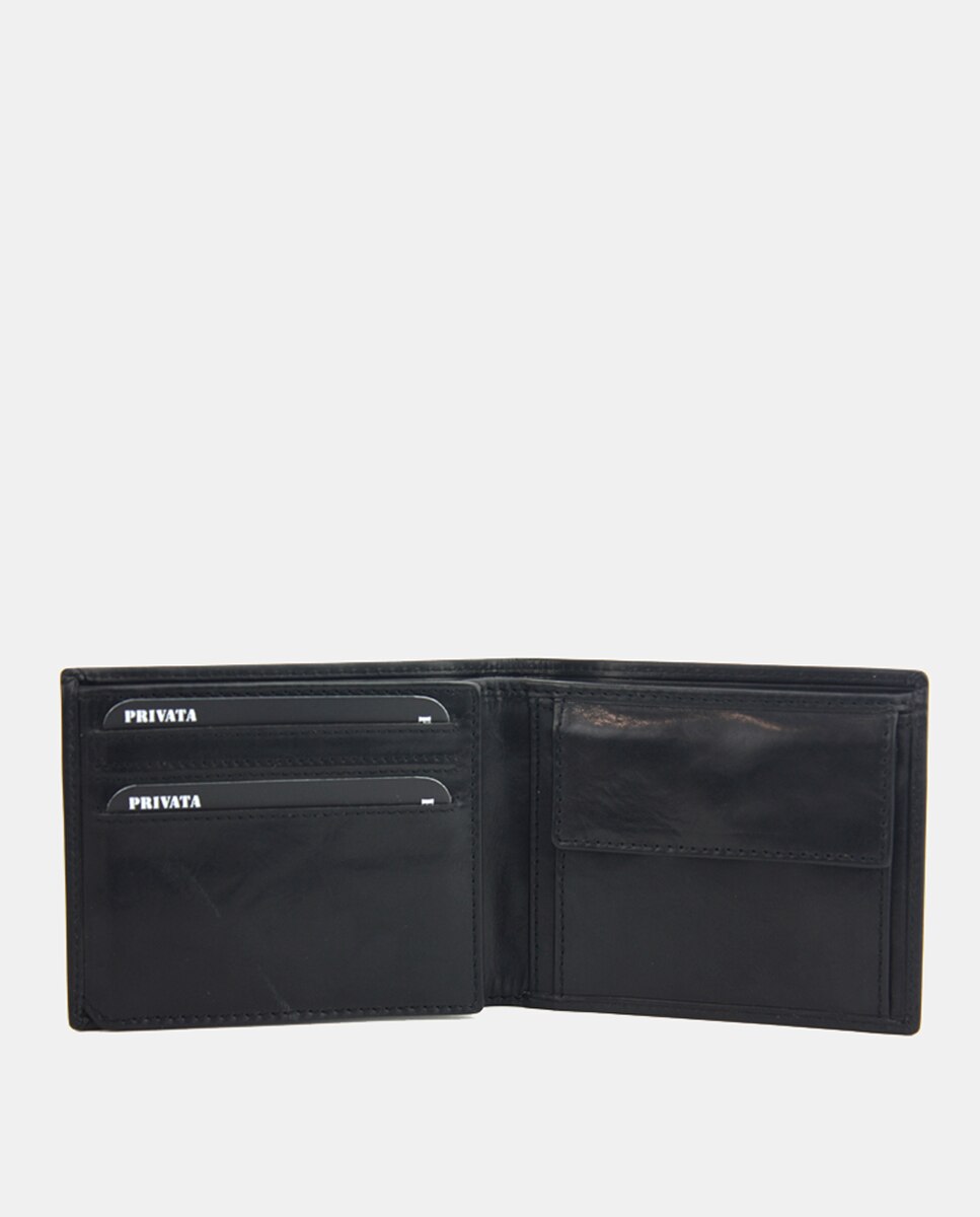 Billetero piel - Privata - Negro Negro-2