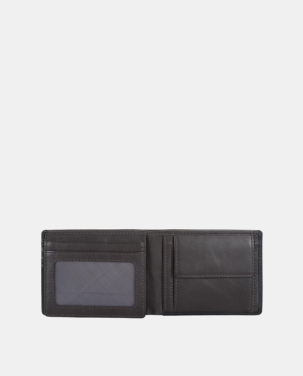 Carteira Tipo Americano com Porta-Moedas Preto-2