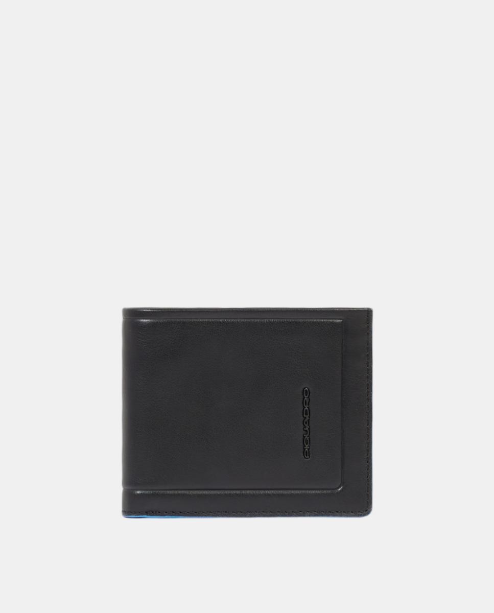 Imagem 0 de Carteira em Pele com Compartimento Amovível para Documentos e Proteção RFID