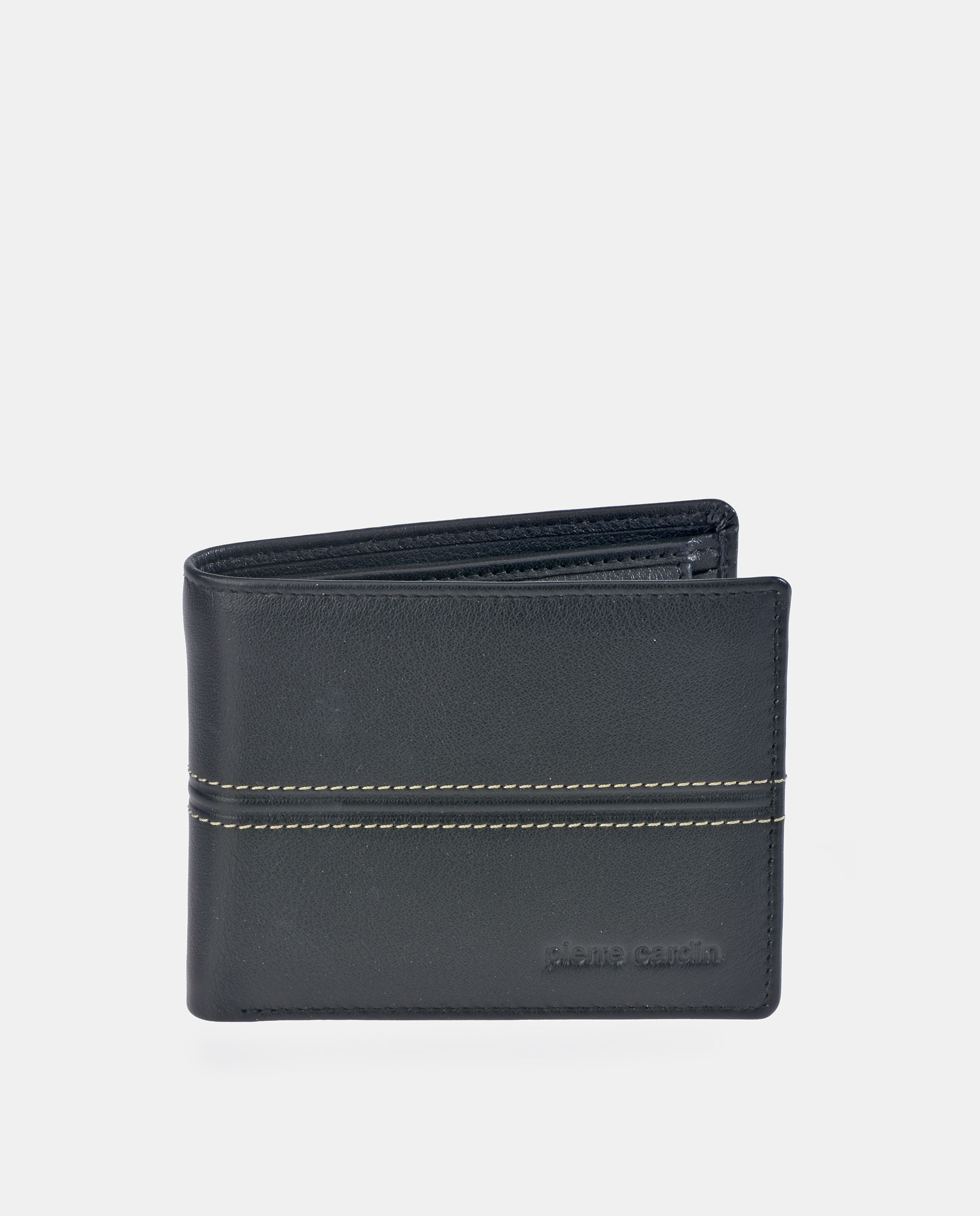 Imagem 0 de Carteira tipo Americano de Pele com Porta-Moedas Interior