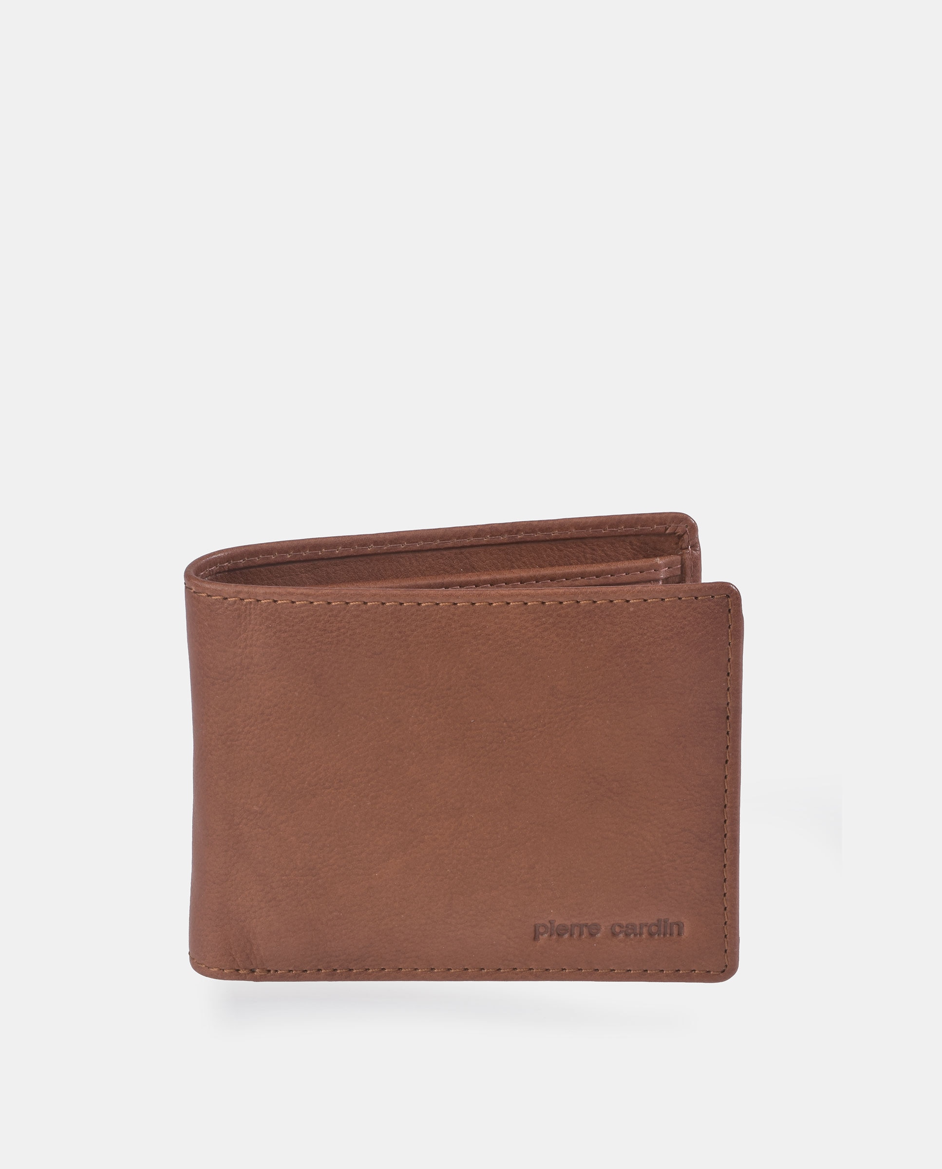 Imagem 0 de Carteira tipo Americano em Pele com Porta-Moedas Interior