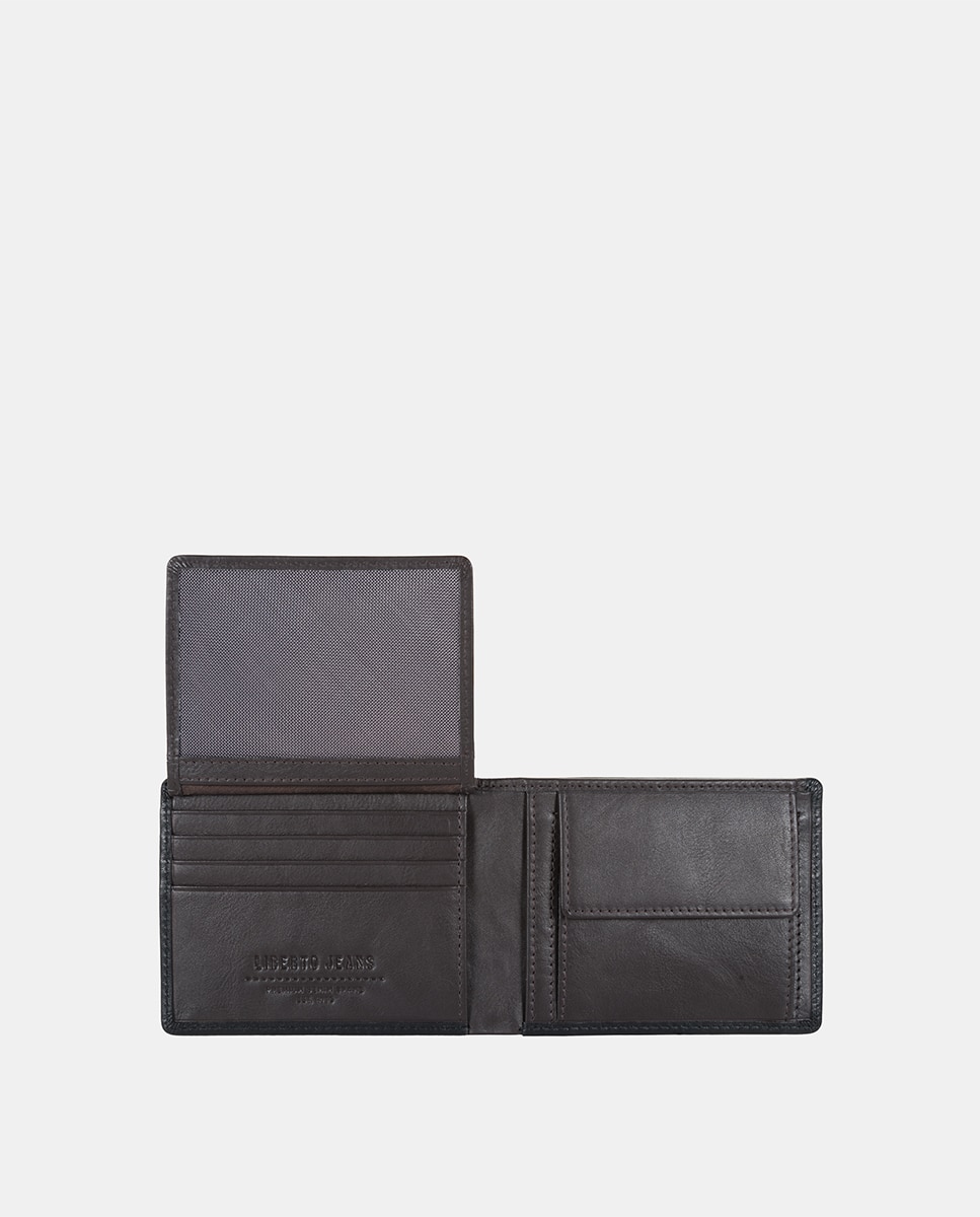 Imagen 3 de Billetero horizontal de hombre. - Liberto - Negro Negro