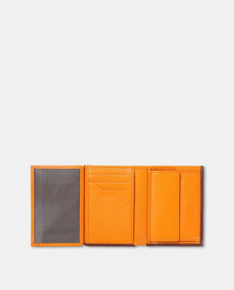 Blazer com Porta-Moedas, Porta-Cartões e Porta-Documento de Identidade Castanho-3