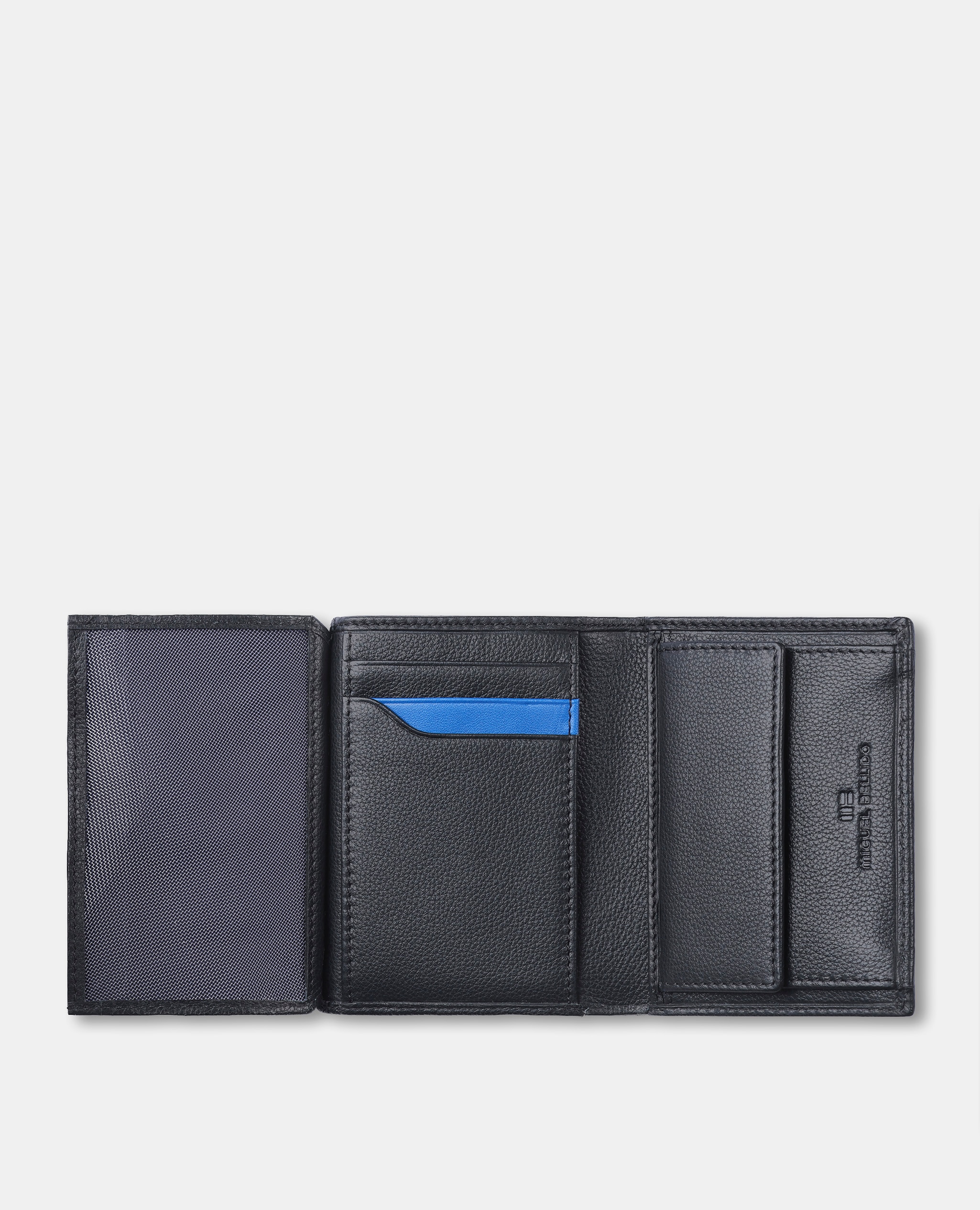 Blazer com Porta-Moedas, Porta-Cartões e Porta-Documento de Identidade Preto-3