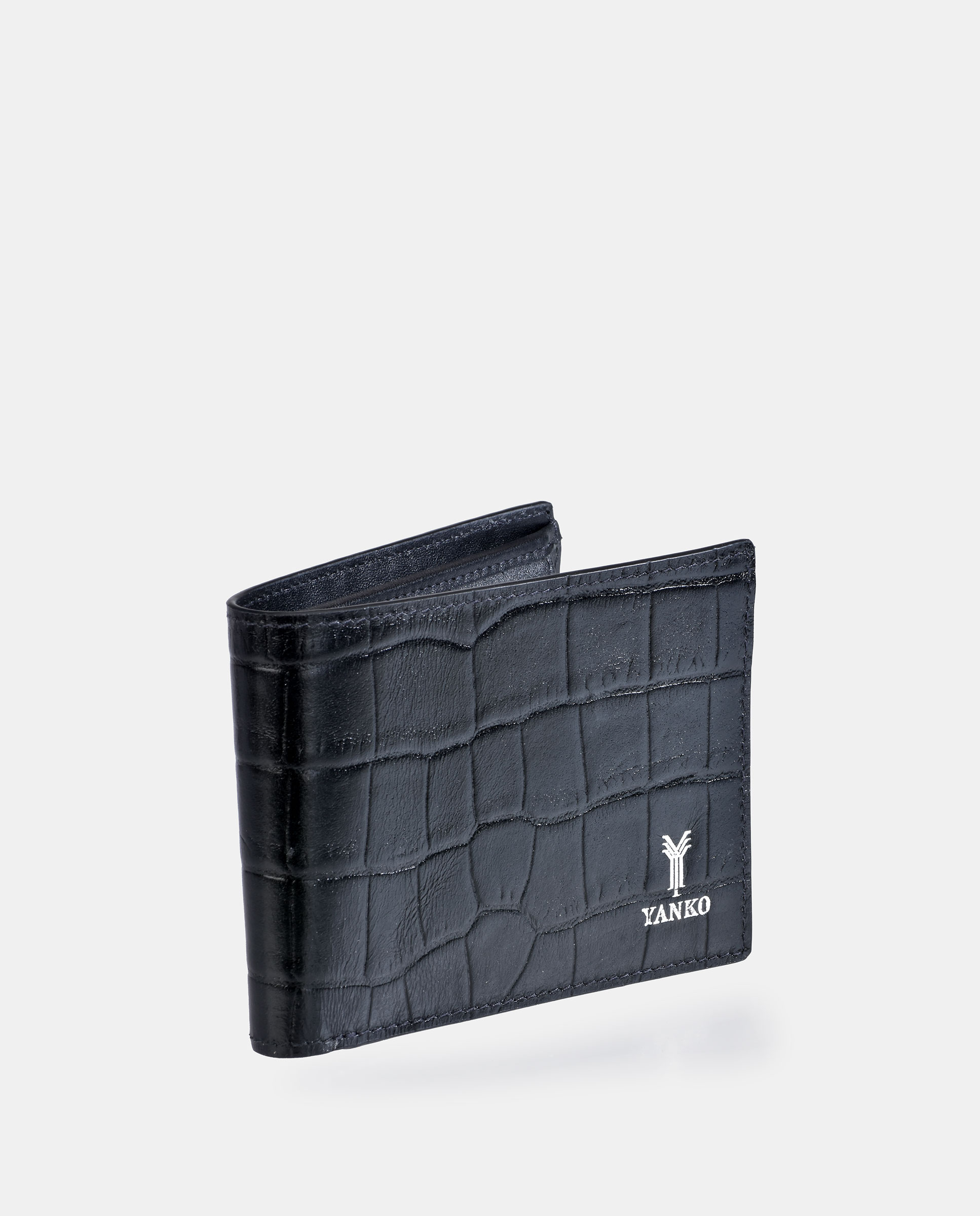 Americano en piel grabada de hombre - Yanko - Negro Negro-2