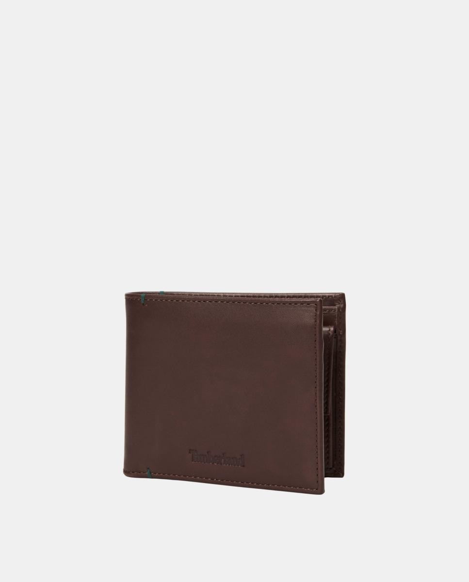 Imagen 0 de Cartera de cuero de hombre Marrón
