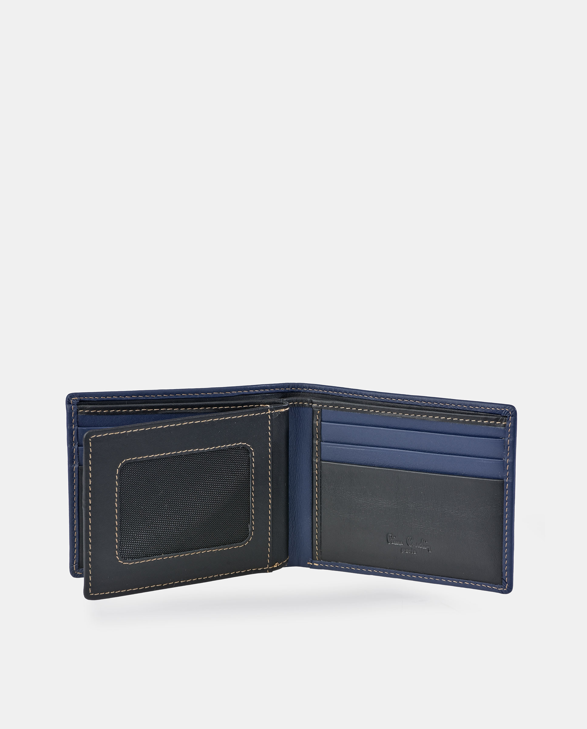 Americano en piel de hombre - Pierre Cardin - Negro Negro-4