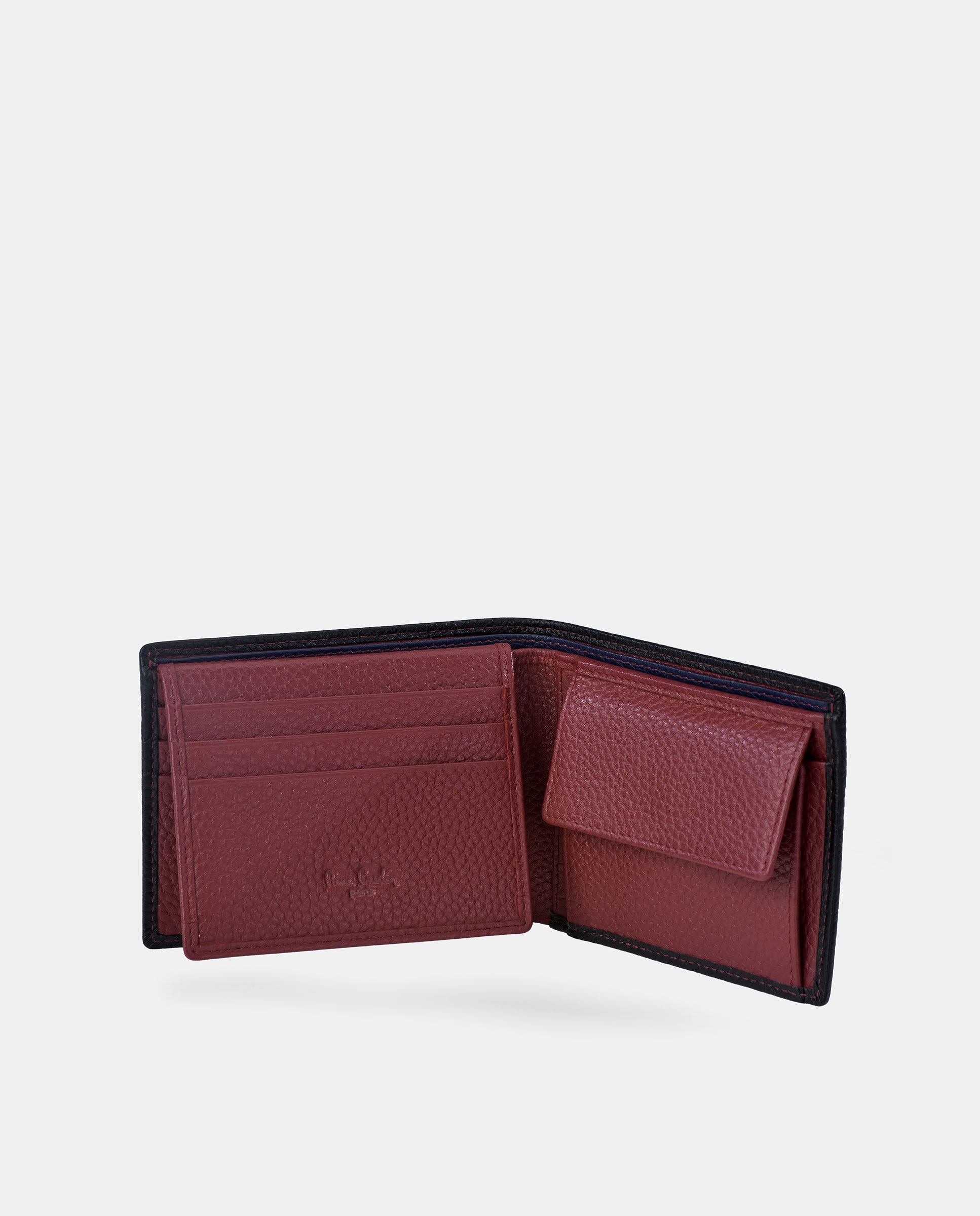 Americano en piel de hombre - Pierre Cardin - Negro Negro-3