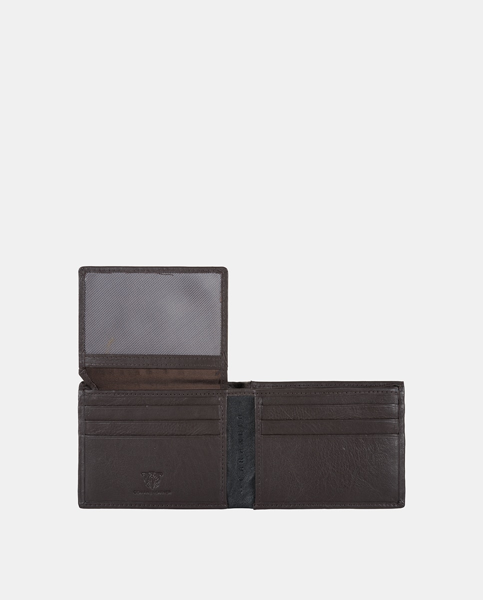 Carteira Horizontal Castanho-4