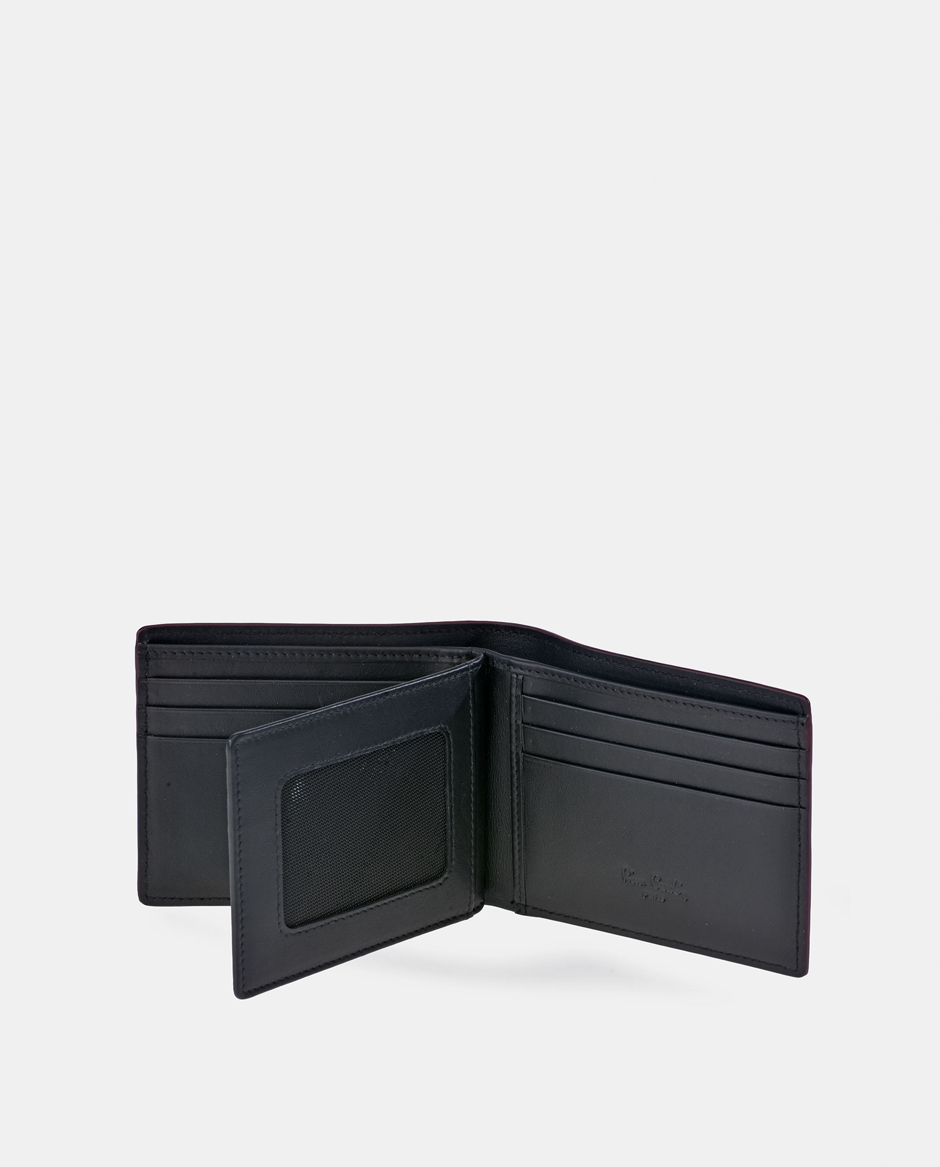 Americano Pierre Cardin en piel suave color negro para hombre - Negro Negro-3