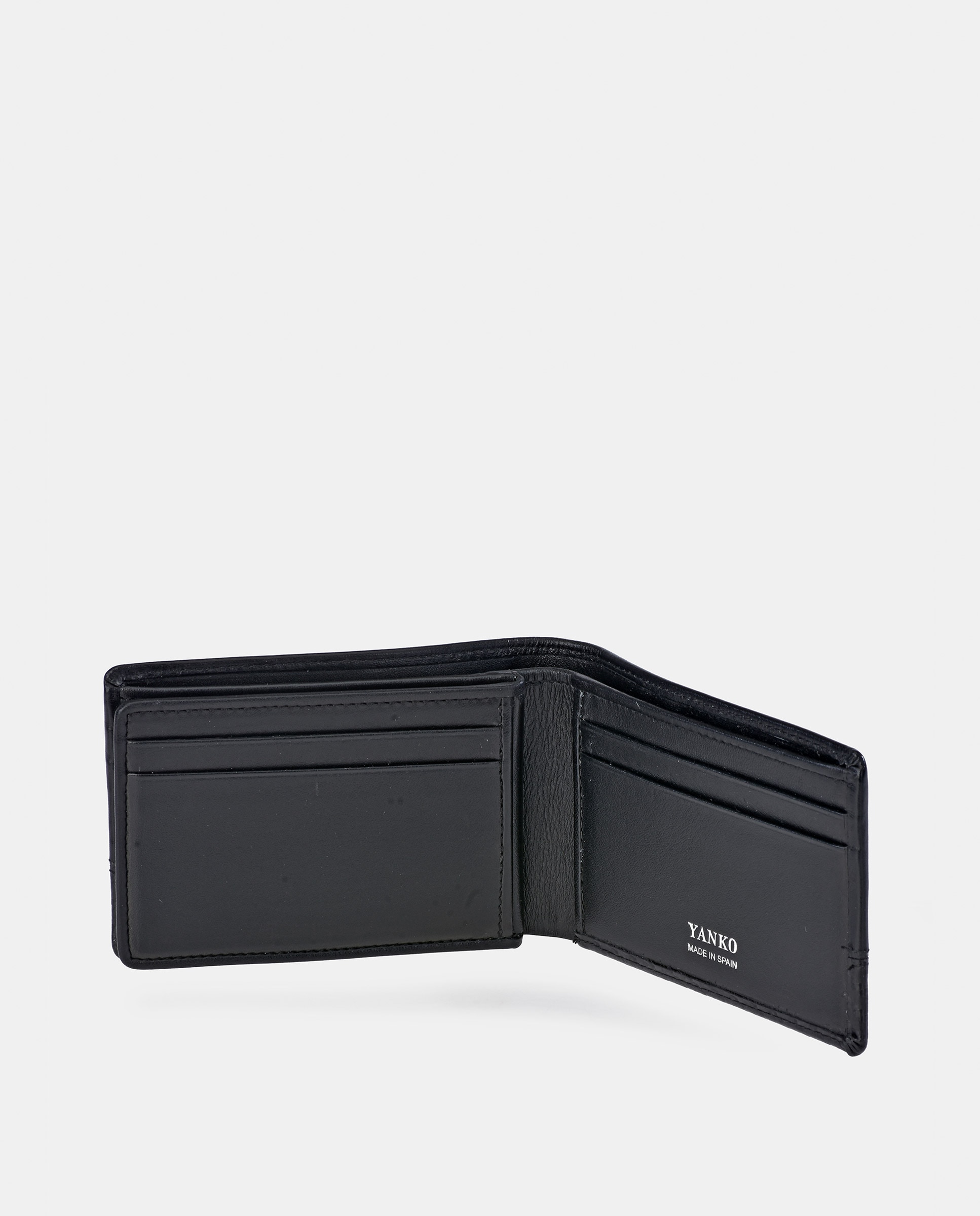 Porta-Cartões em Pele de Bovino com Efeito de Carbono Preto-3