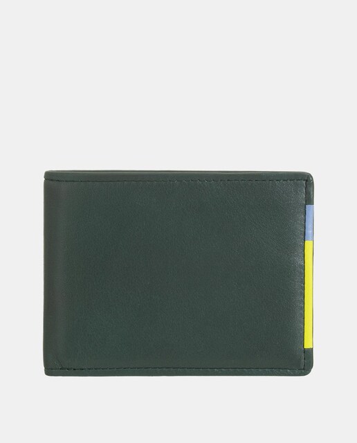 Imagem 0 de Carteira Pequena em Pele de Bezerro Tipo Napa com Porta-Cartões