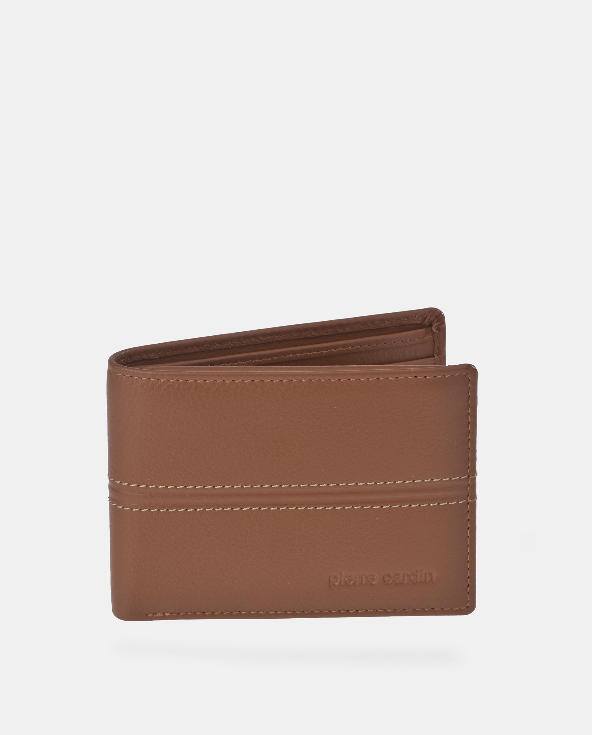 Imagem 0 de Carteira tipo Americano Compacta de Pele com Aba