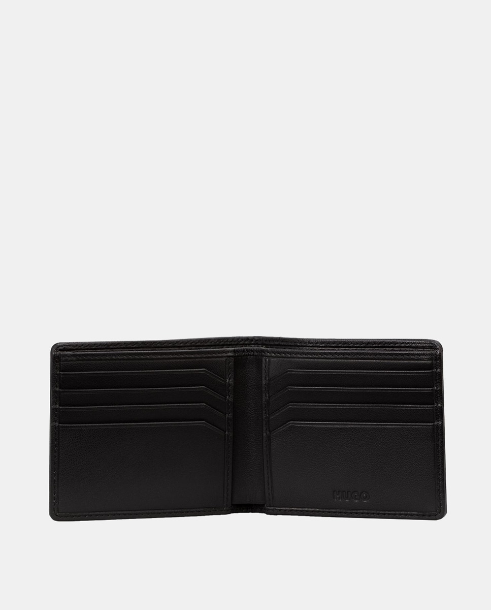Cartera con logotipo frontal - Hugo - Negro Negro-2