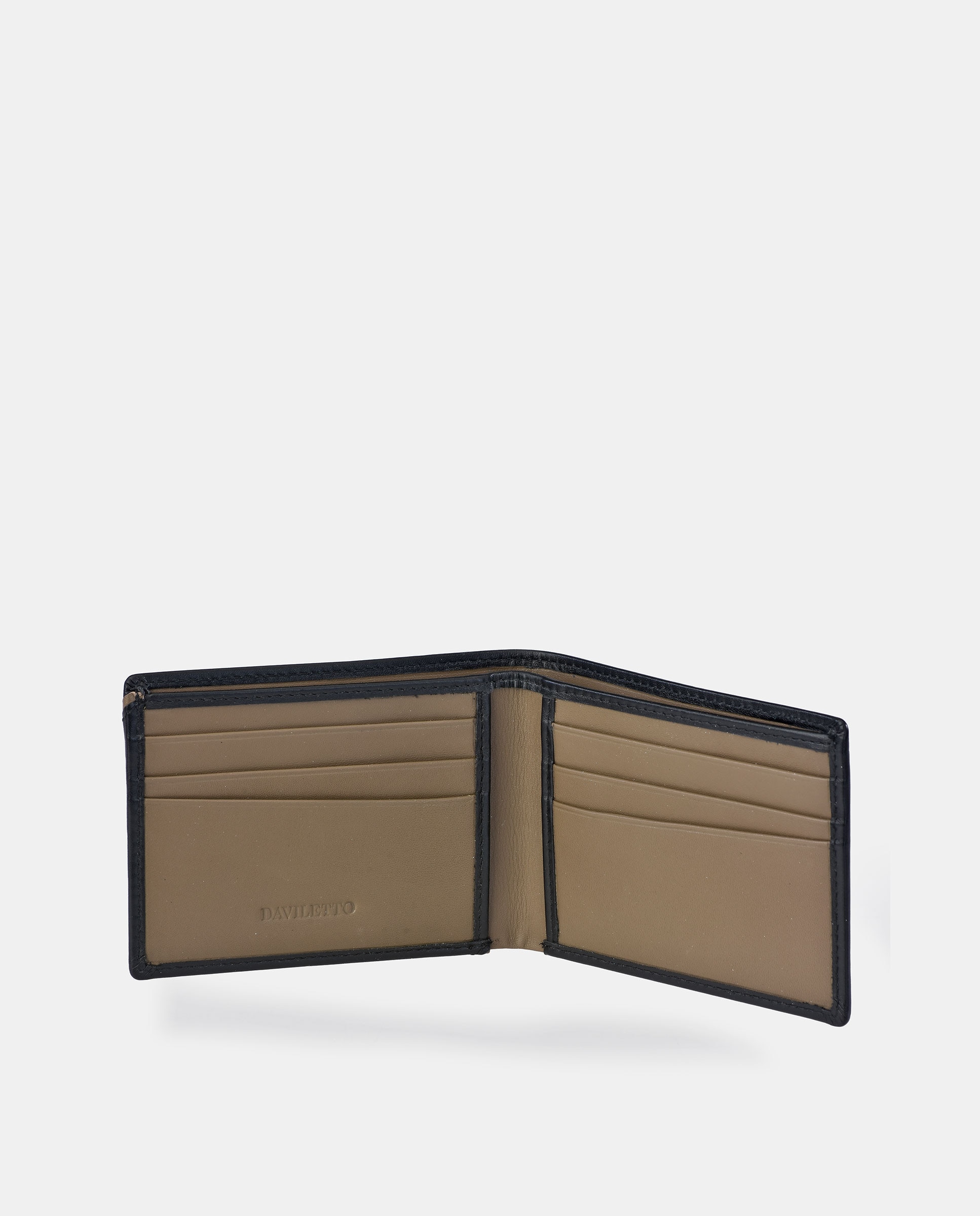 Americano en piel de hombre - Daviletto - Negro Negro-3