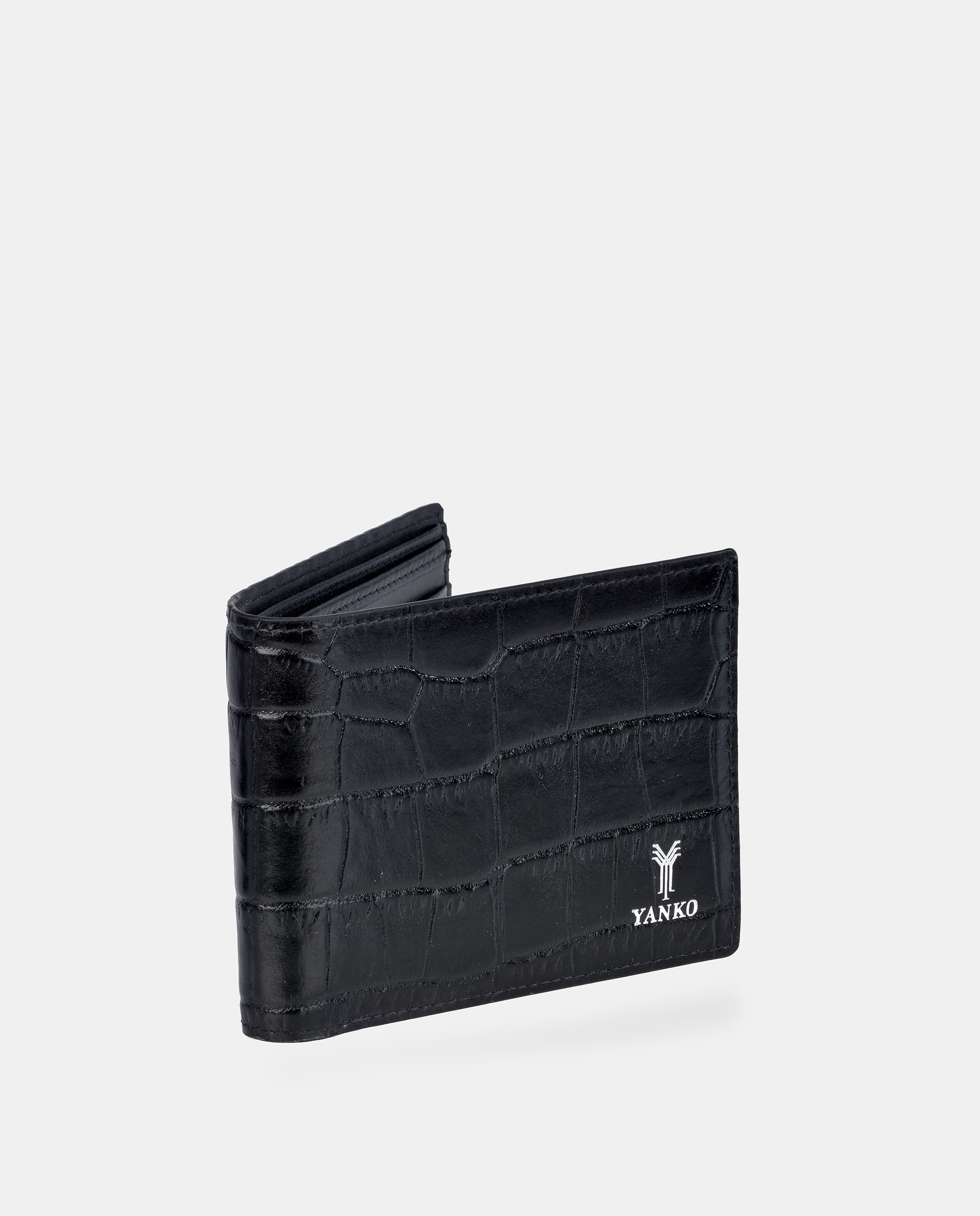 Americano en piel grabada de hombre - Yanko - Negro Negro-2