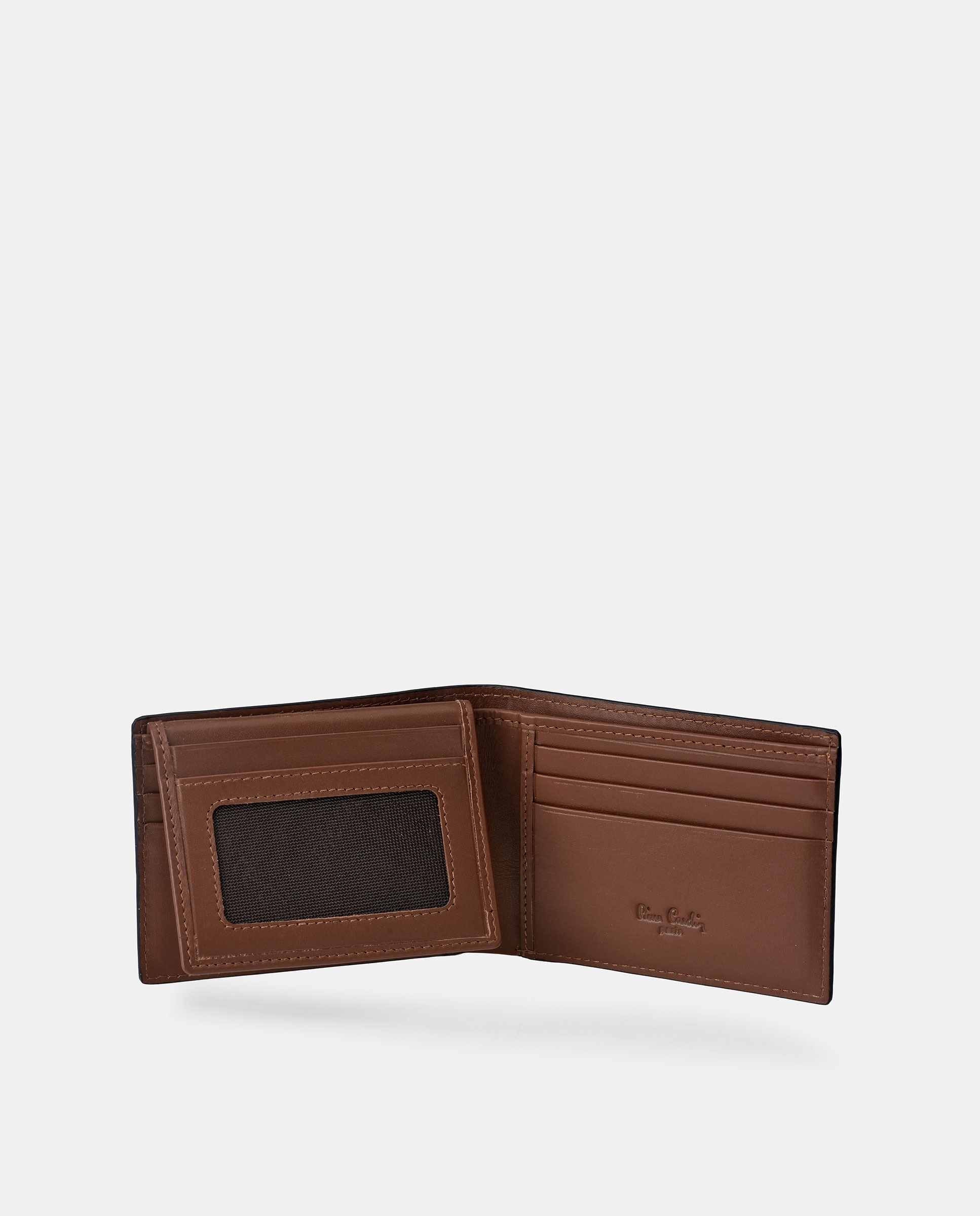 Imagen 3 de Americano en piel de hombre - Pierre Cardin - Marrón Marrón