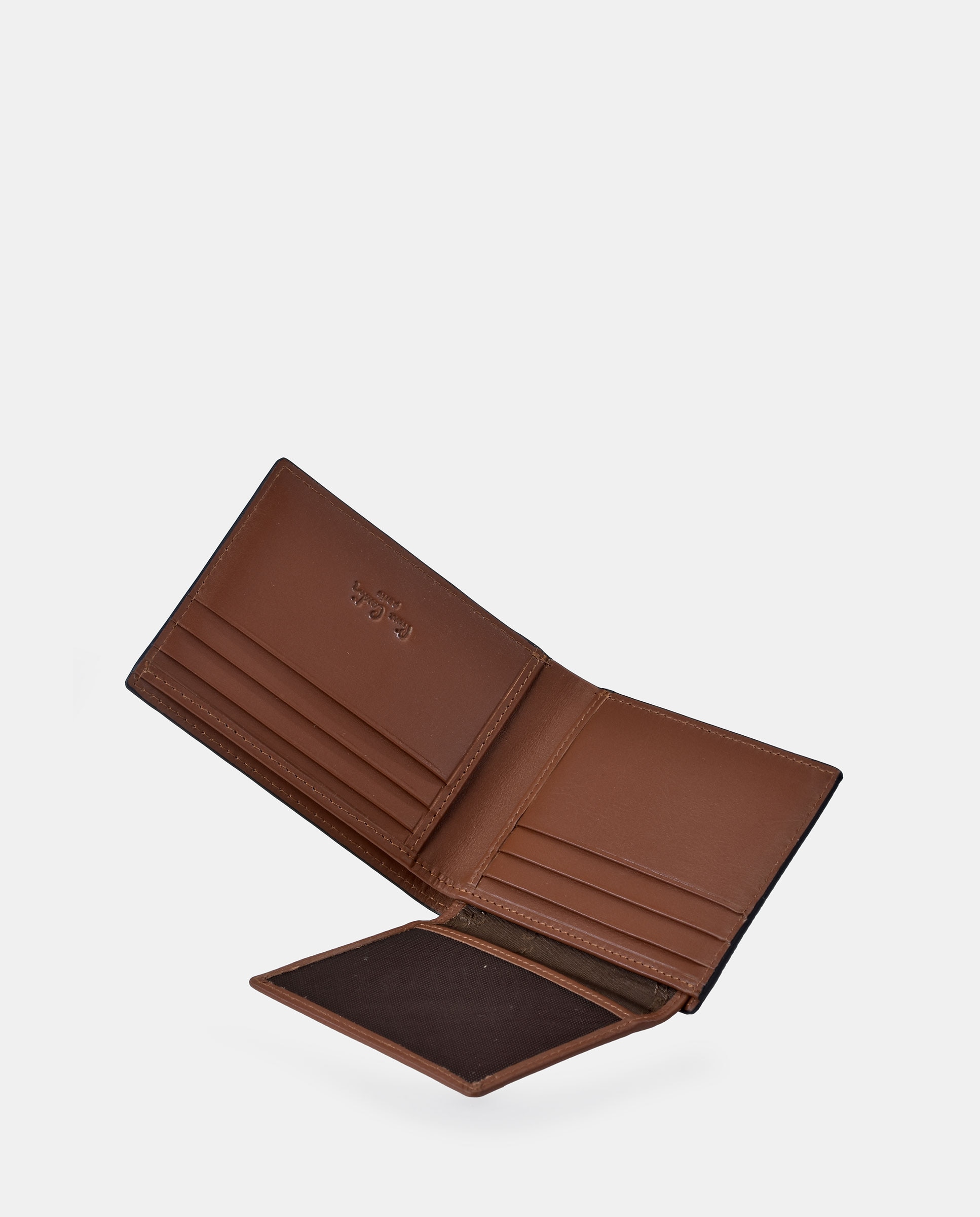 Imagen 4 de Americano en piel de hombre - Pierre Cardin - Marrón Marrón