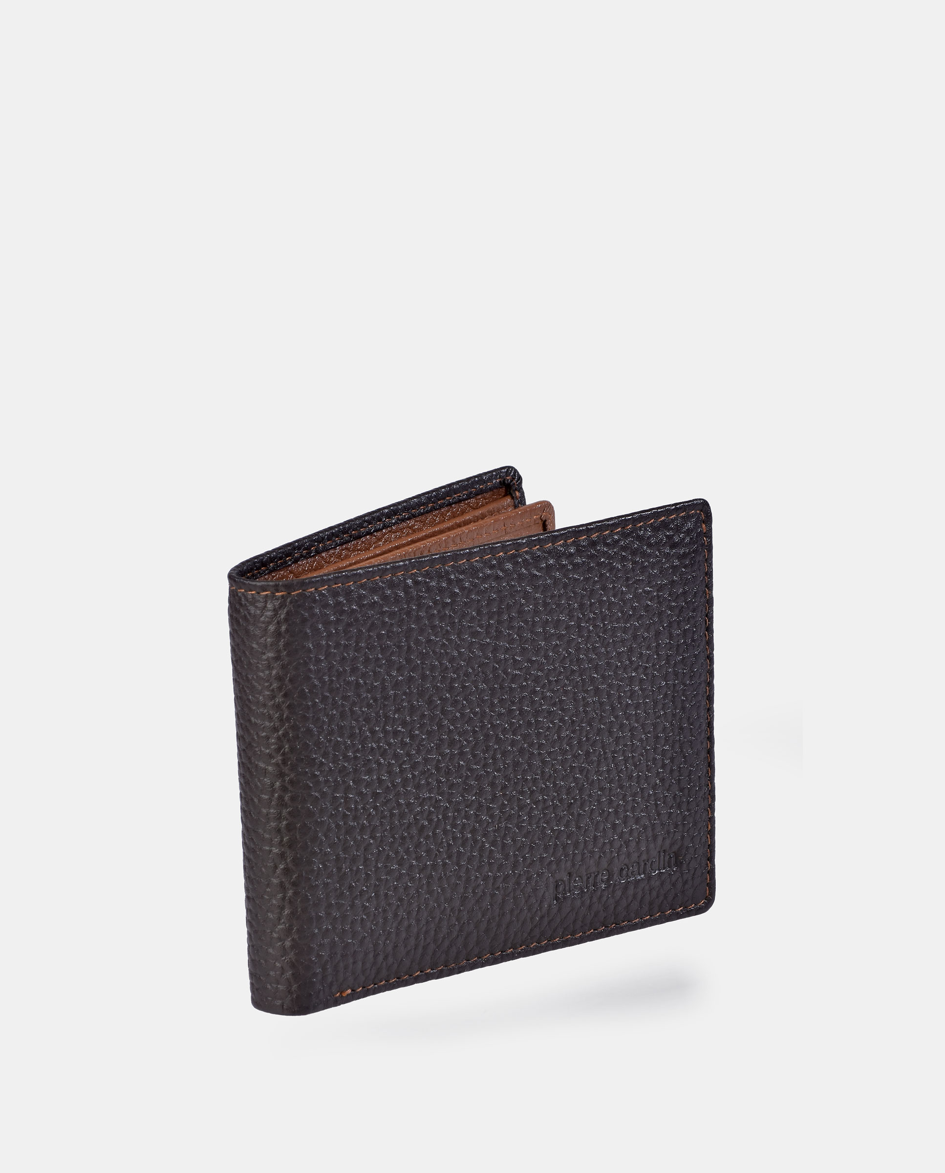 Americano en piel de hombre - Pierre Cardin - Marrón Marrón-2