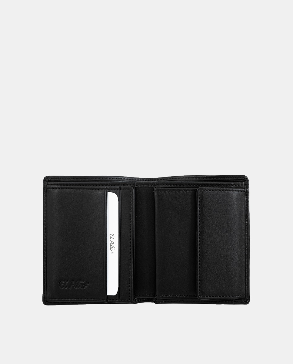 Imagen 3 de Cartera Monedero Interior de hombre - El Potro - Negro Negro