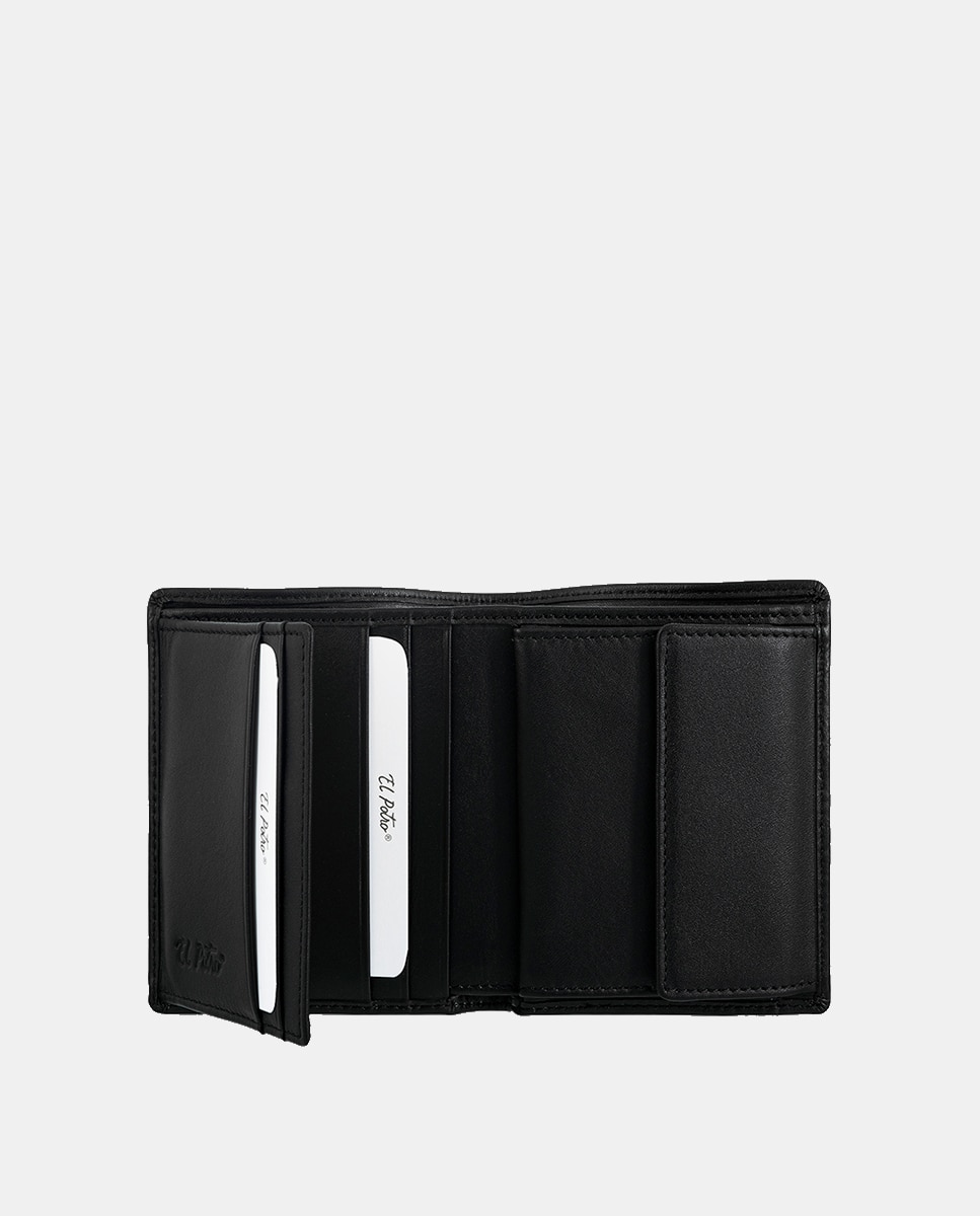 Imagen 4 de Cartera Monedero Interior de hombre - El Potro - Negro Negro