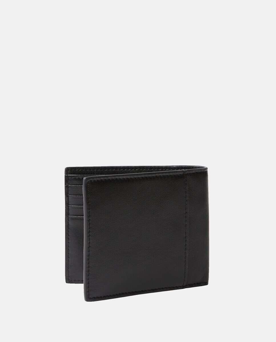 Carteira com Logótipo Estampado Preto-2