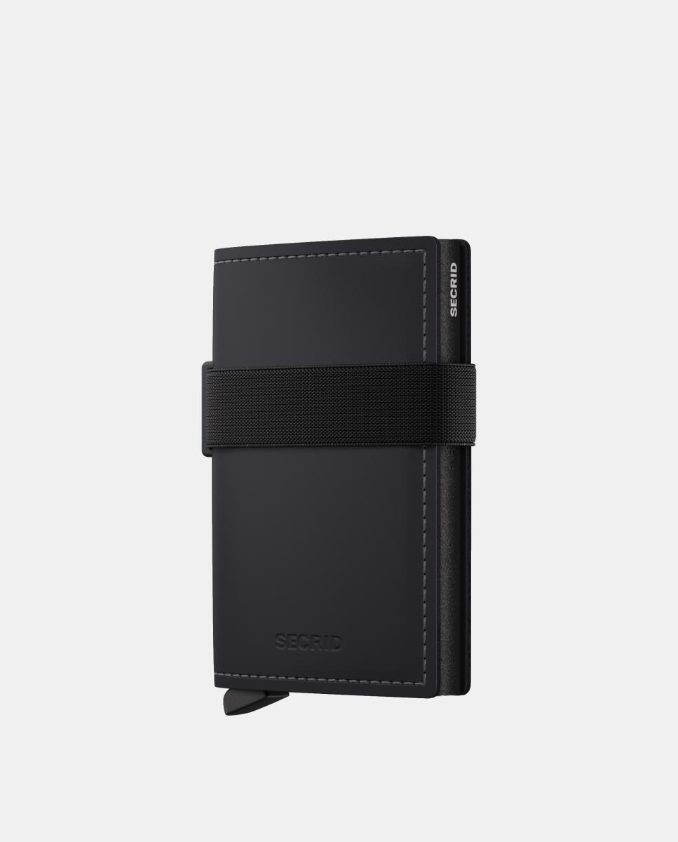 Imagem 0 de Porta-Cartões com Fita Elástica e Proteção RFID - Preto