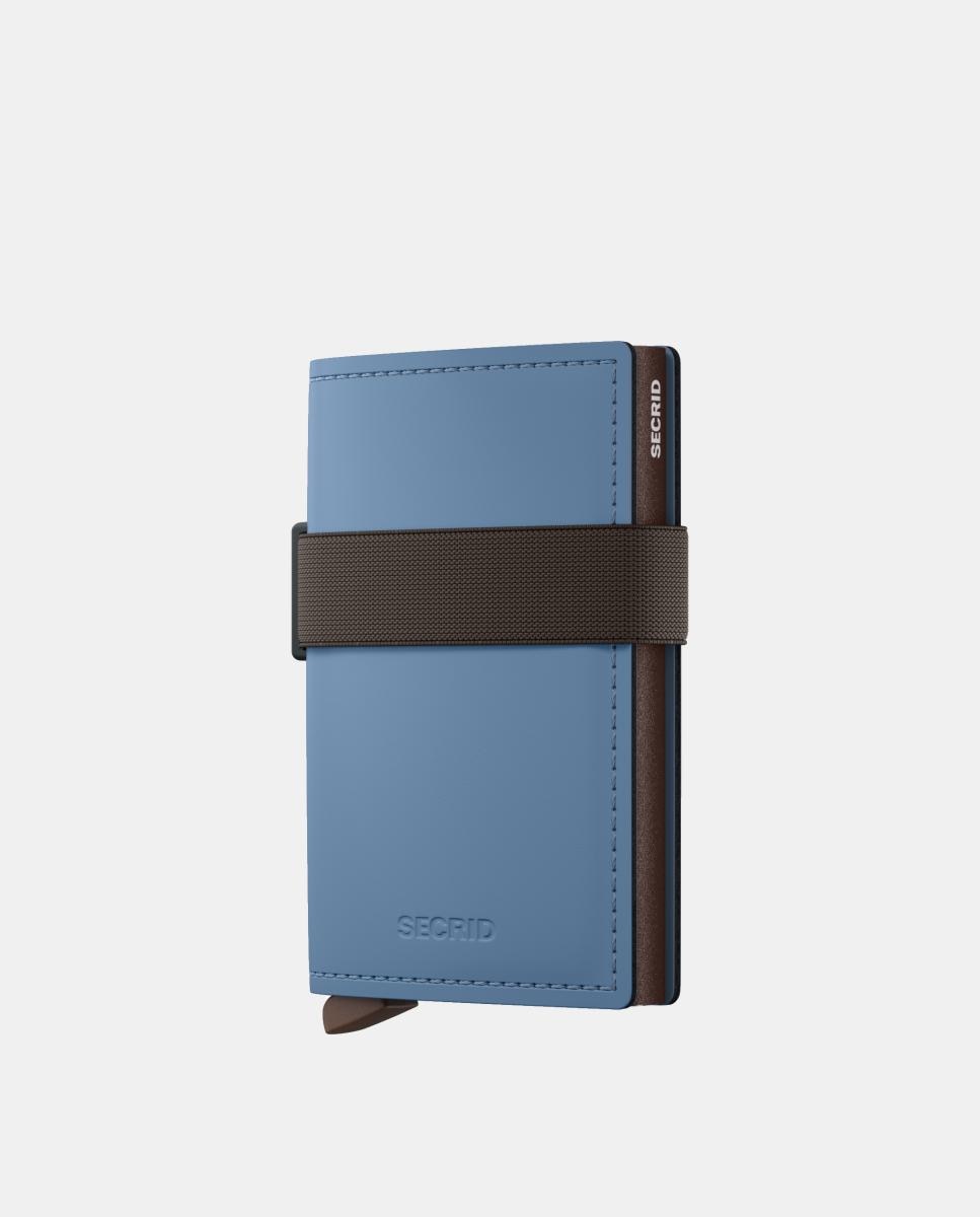 Imagem 0 de Porta-Cartões com Fita Elástica e Proteção RFID - Preto/Castanho