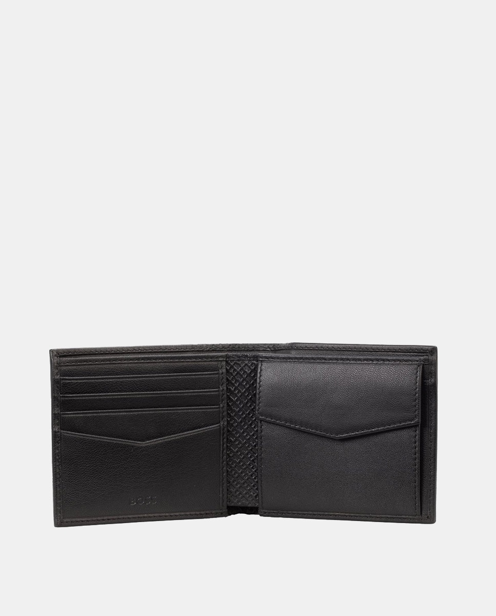 Carteira com Porta-Moedas Preto-2