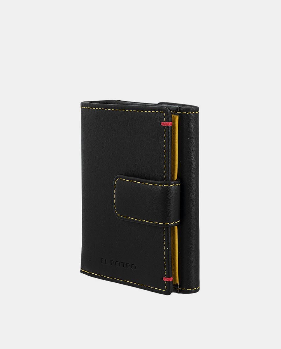 Imagen 2 de Cartera monedero exterior de hombre. - El Potro - Negro Negro