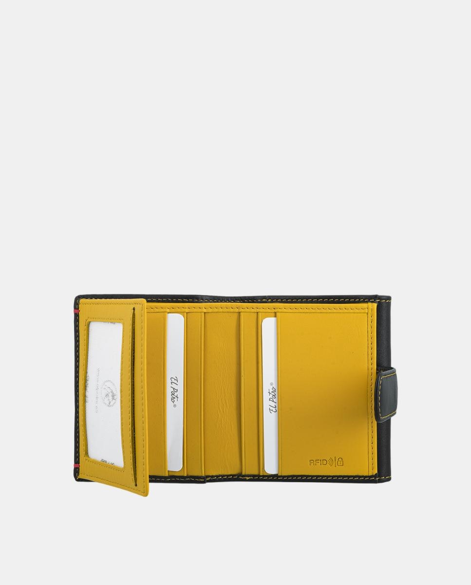 Imagen 5 de Cartera monedero exterior de hombre. - El Potro - Negro Negro