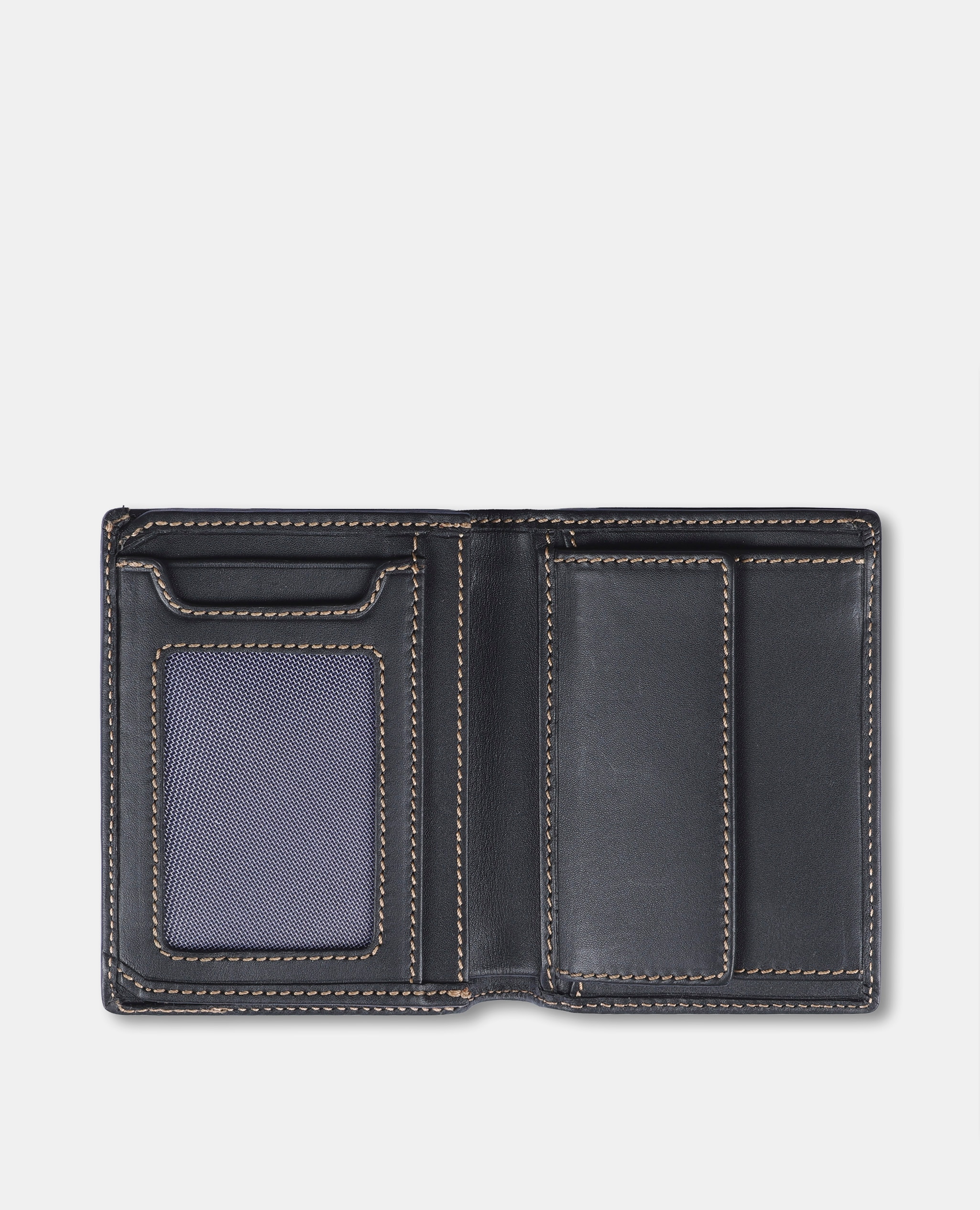 Carteira com Porta-Moedas Preto-2