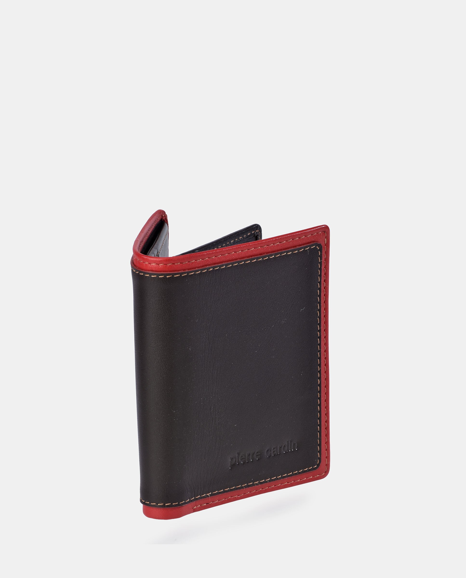 Cartera en piel de hombre - Pierre Cardin - Marrón Marrón-2