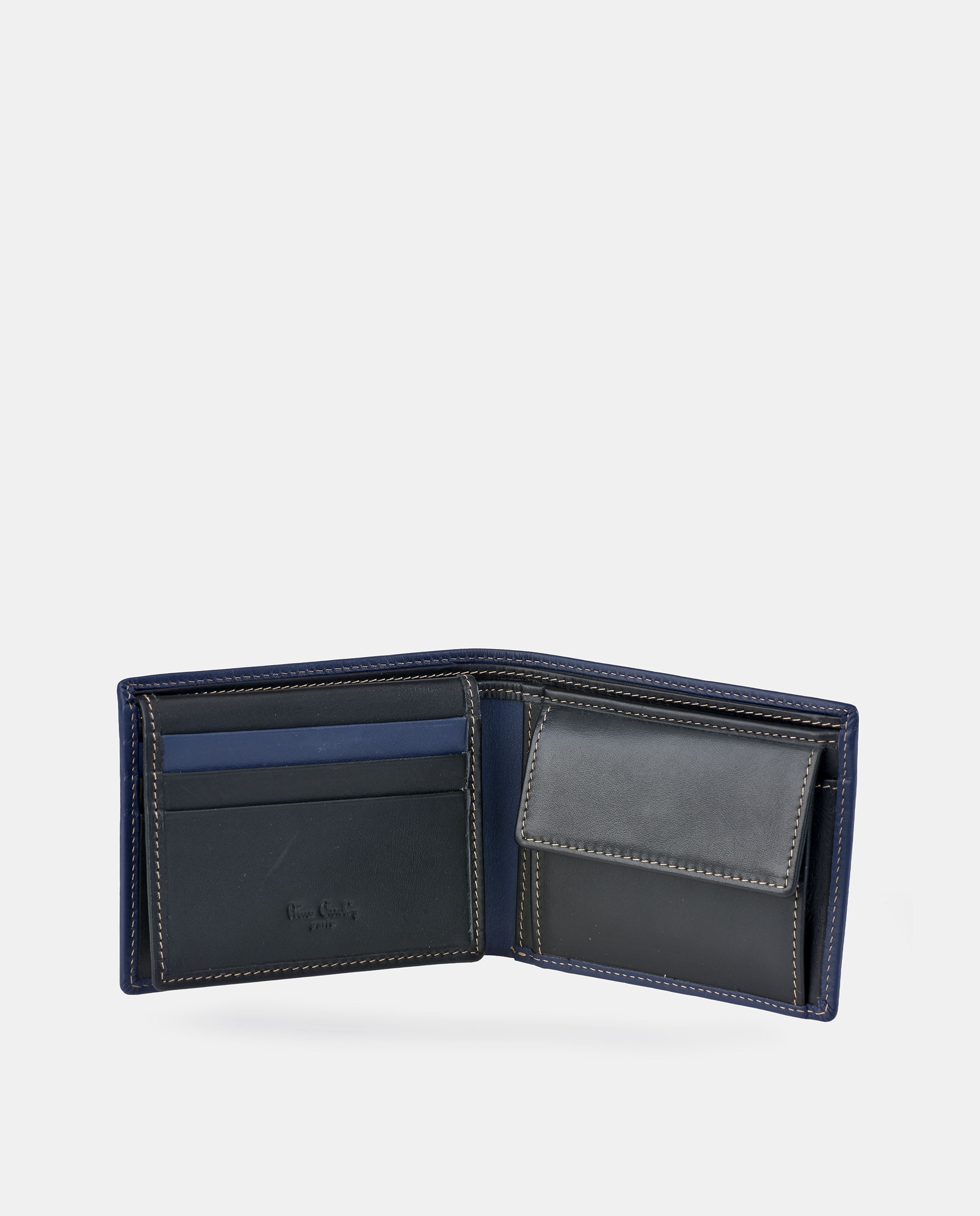 Americano en piel de hombre - Pierre Cardin - Negro Negro-3