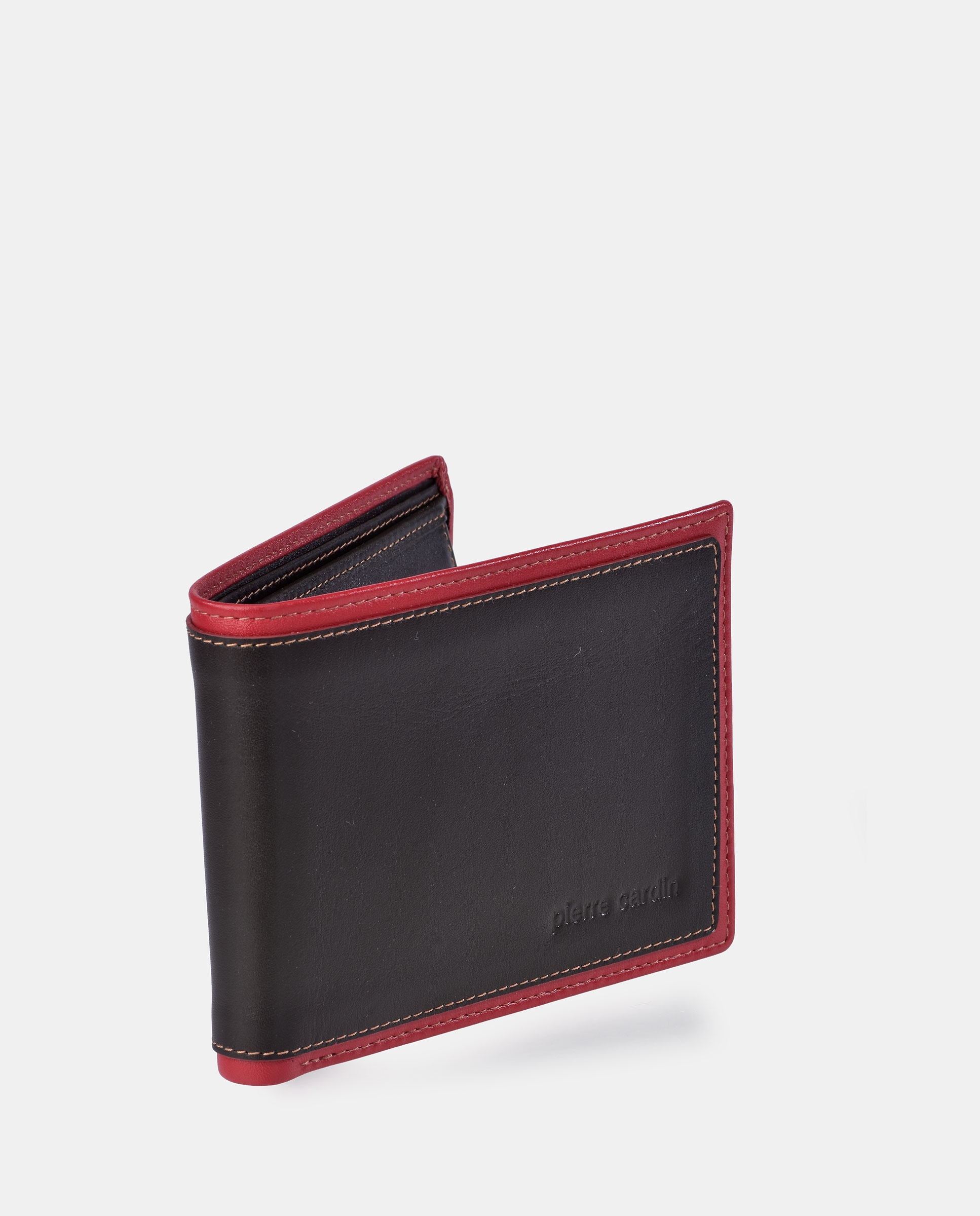 Americano en piel de hombre - Pierre Cardin - Marrón Marrón-2