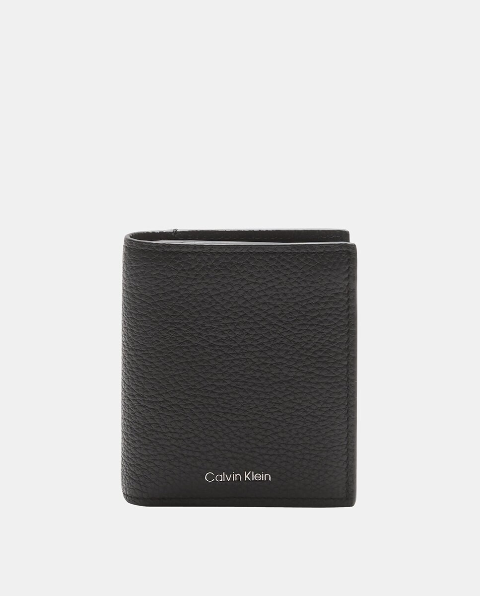 Cartera Calvin Klein vertical de piel - Negro Negro-1