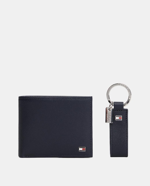 Imagem 0 de Pack de Oferta de Carteira e Porta-Chaves em Pele com Detalhe da Marca