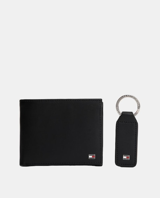 Imagem 0 de Pack de Oferta de Carteira e Porta-Chaves em Pele com Detalhe da Marca