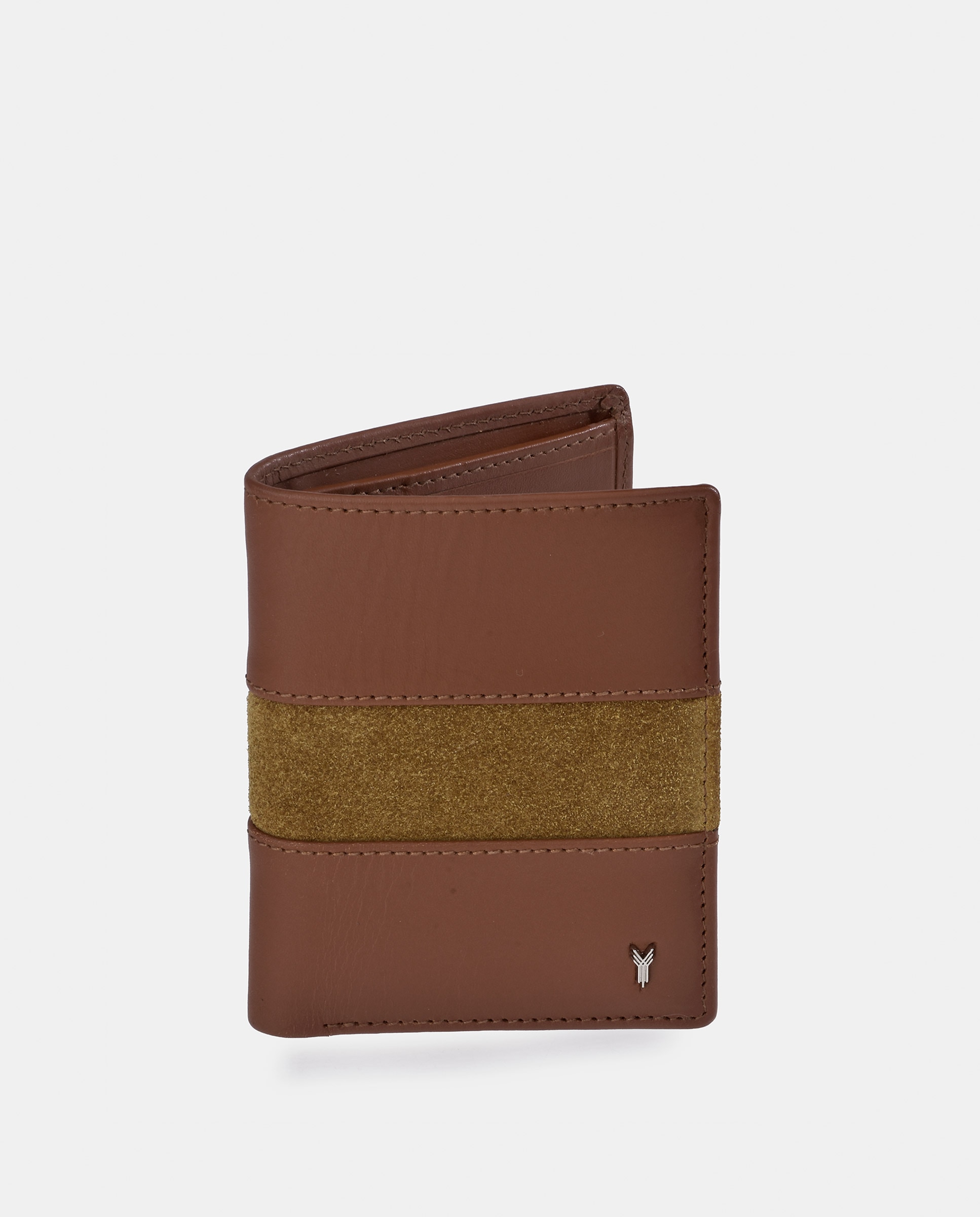 Imagen 0 de Cartera vertical YANKO de hombre en piel serraje Camel