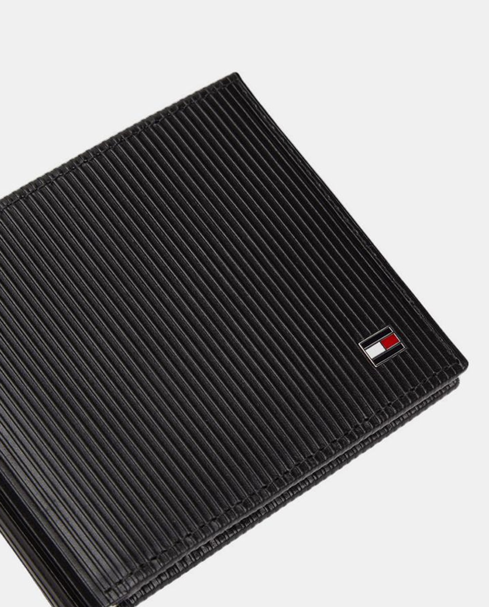 Carteira em Pele com Logótipo Preto-2