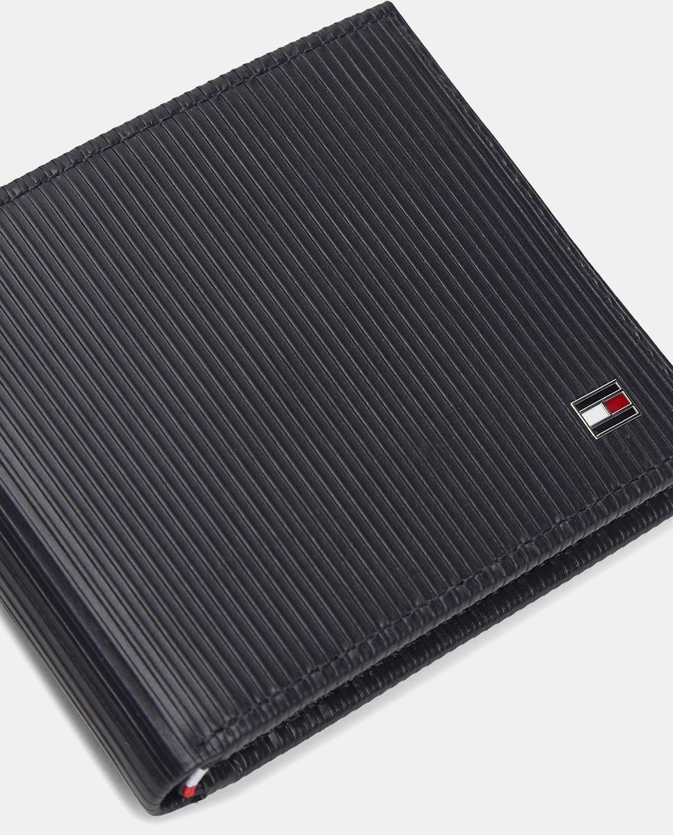 Carteira em Pele com Logótipo Azul-marinho-2