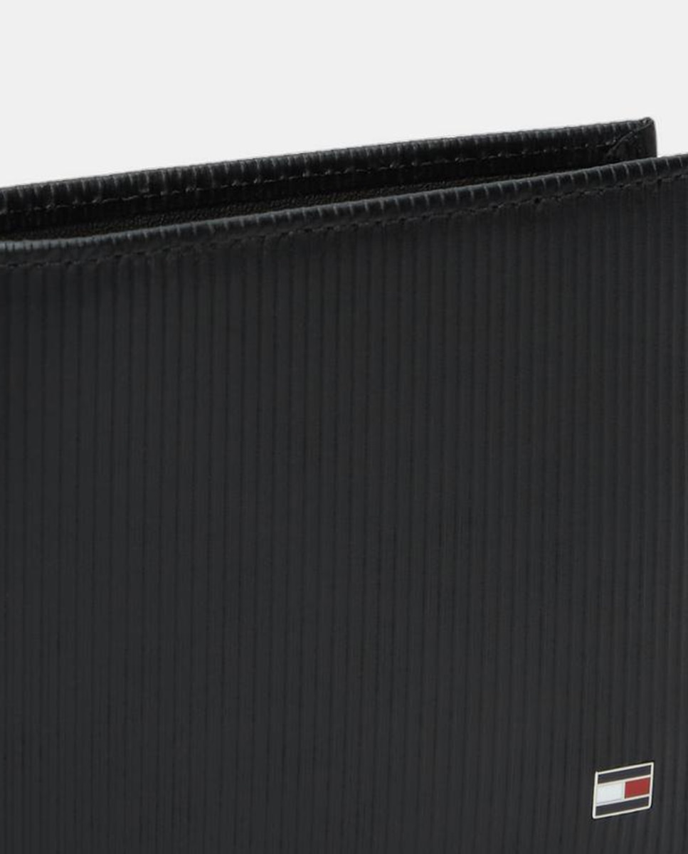 Carteira em Pele com Logótipo Preto-2