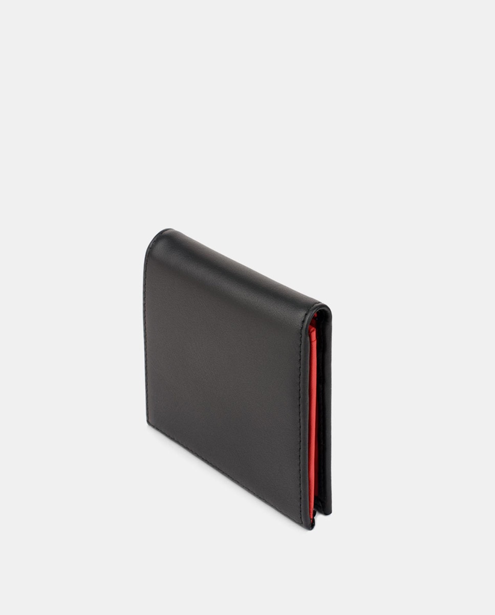 Carteira Vertical com Cartões Preto-5