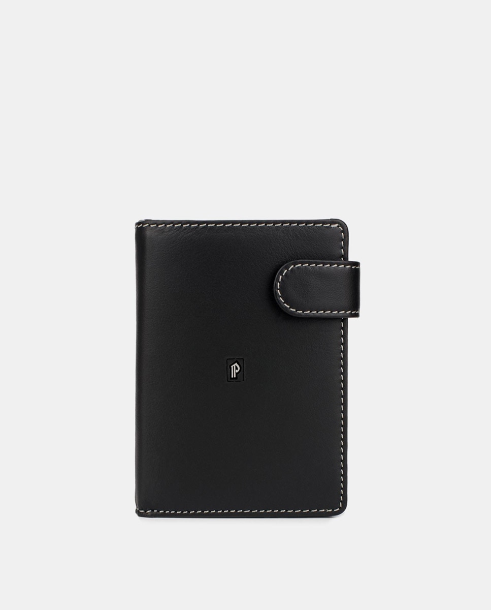 Imagem 0 de Carteira Vertical com Fecho Metálico Exterior